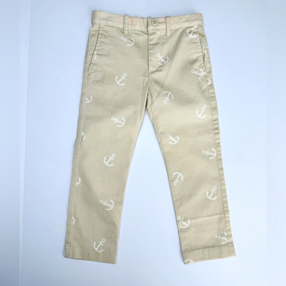 Crewcuts Boys Anchor Print Chino Pants Size 4